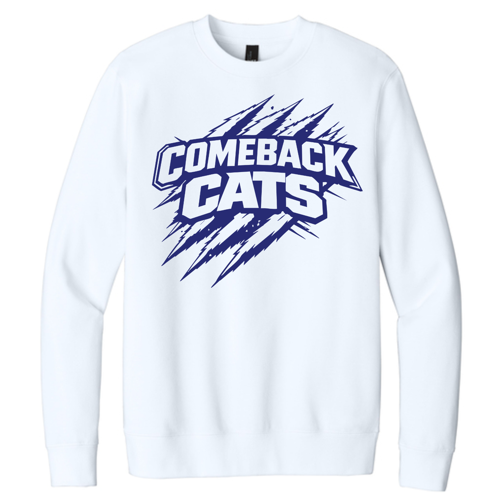 Comeback Cats Claw Mark Crewneck Sweatshirt