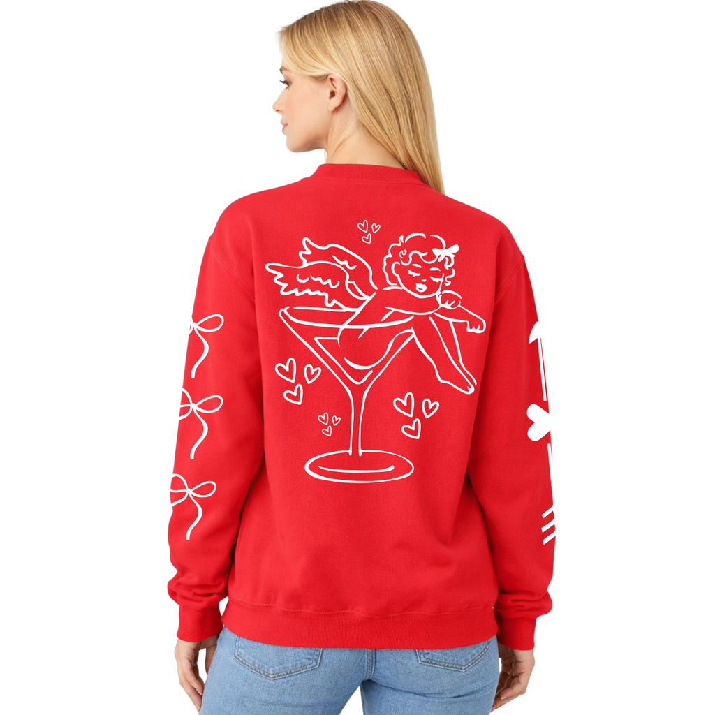 Cupid Martini Crewneck