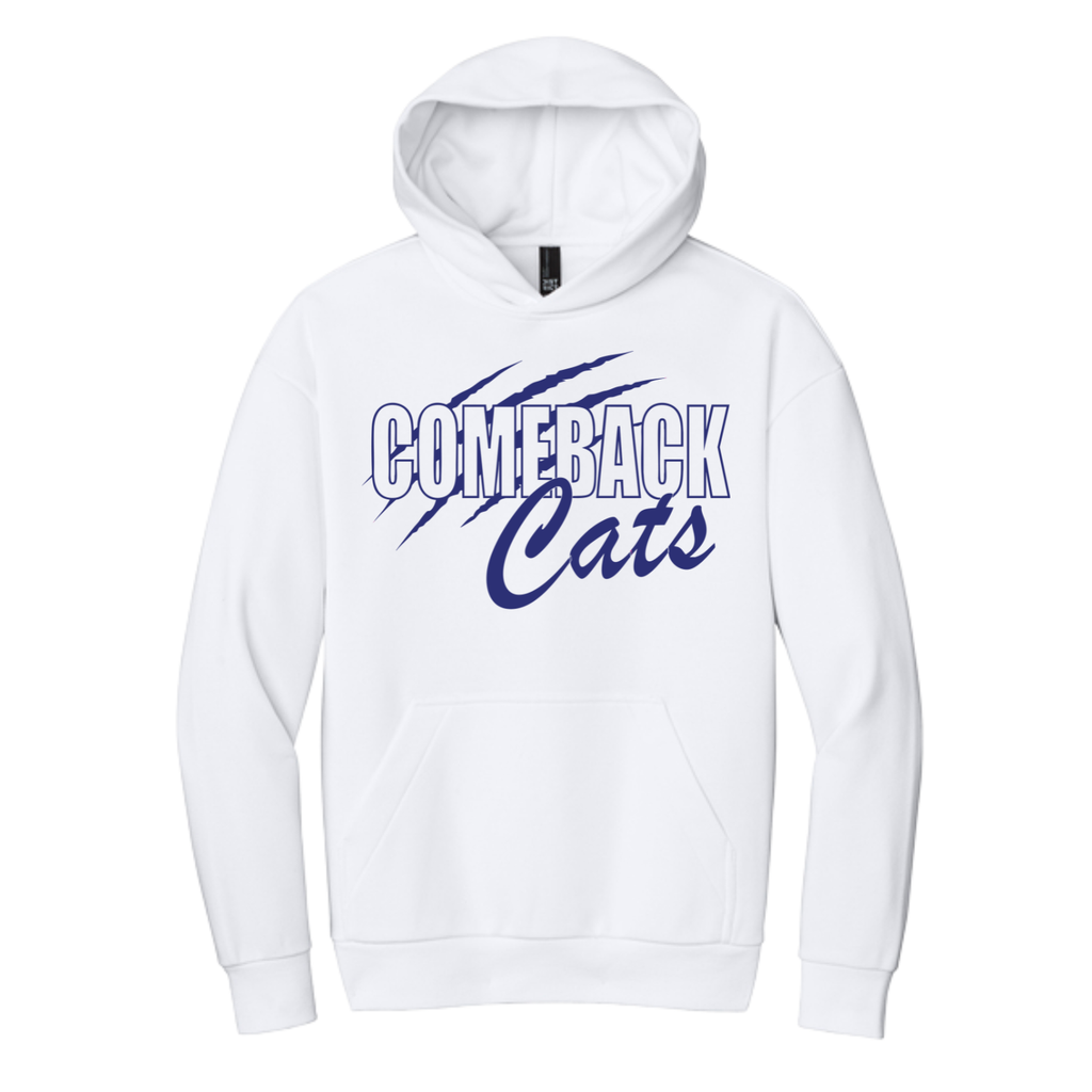 Vintage Comeback Cats Hooded Sweatshirt