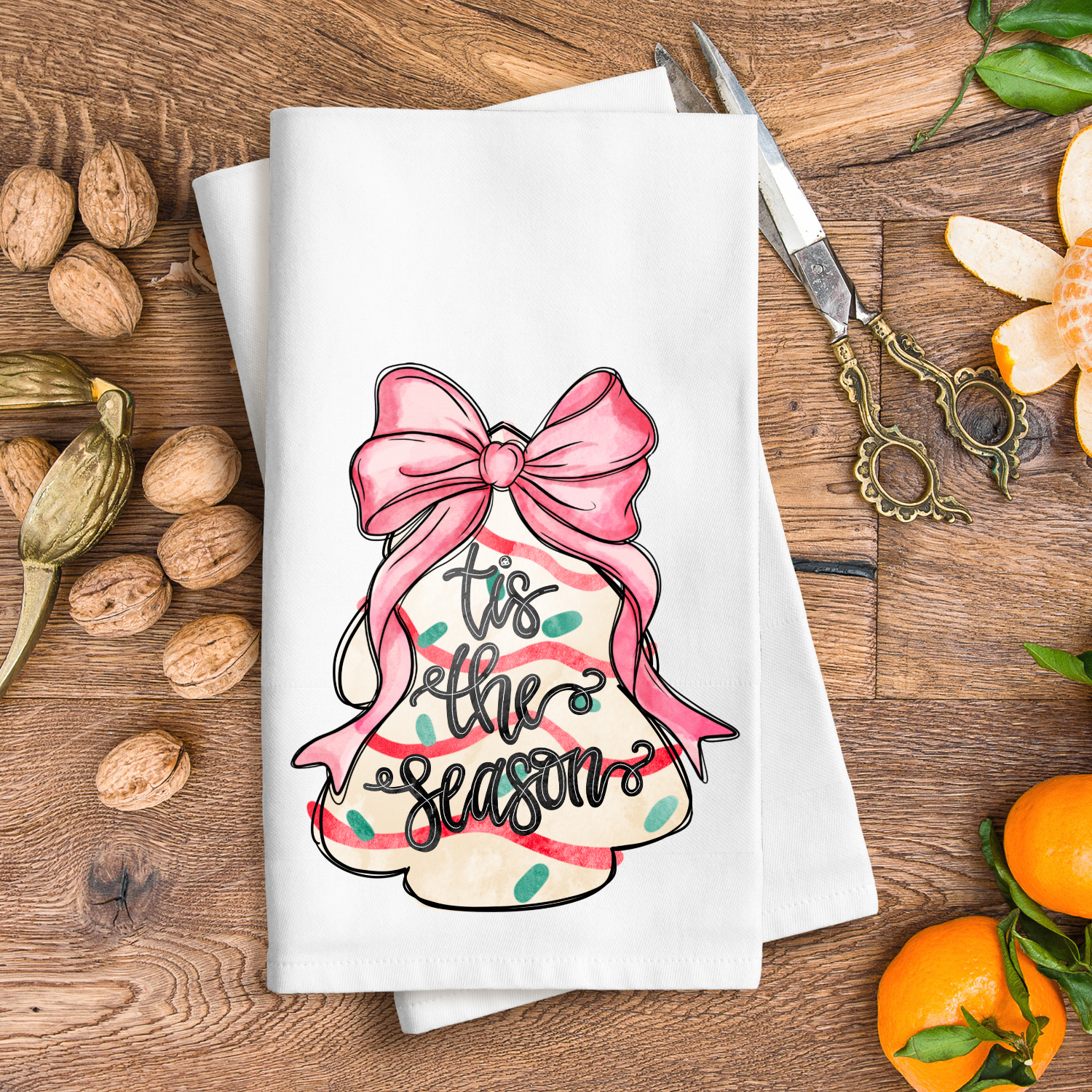 Tis the Season Tea Towel