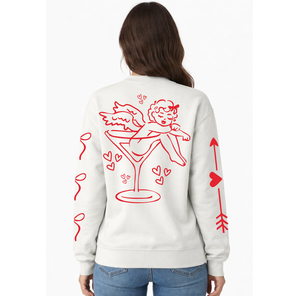 Cupid Martini Crewneck