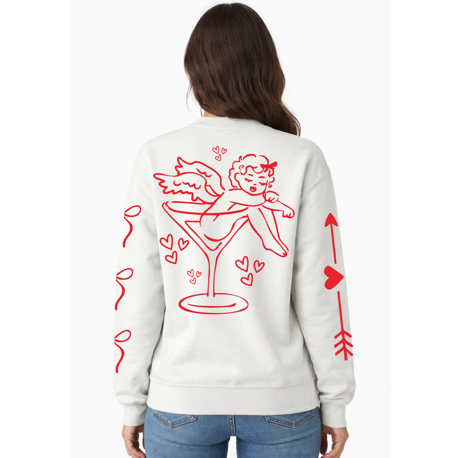 Cupid Martini Crewneck
