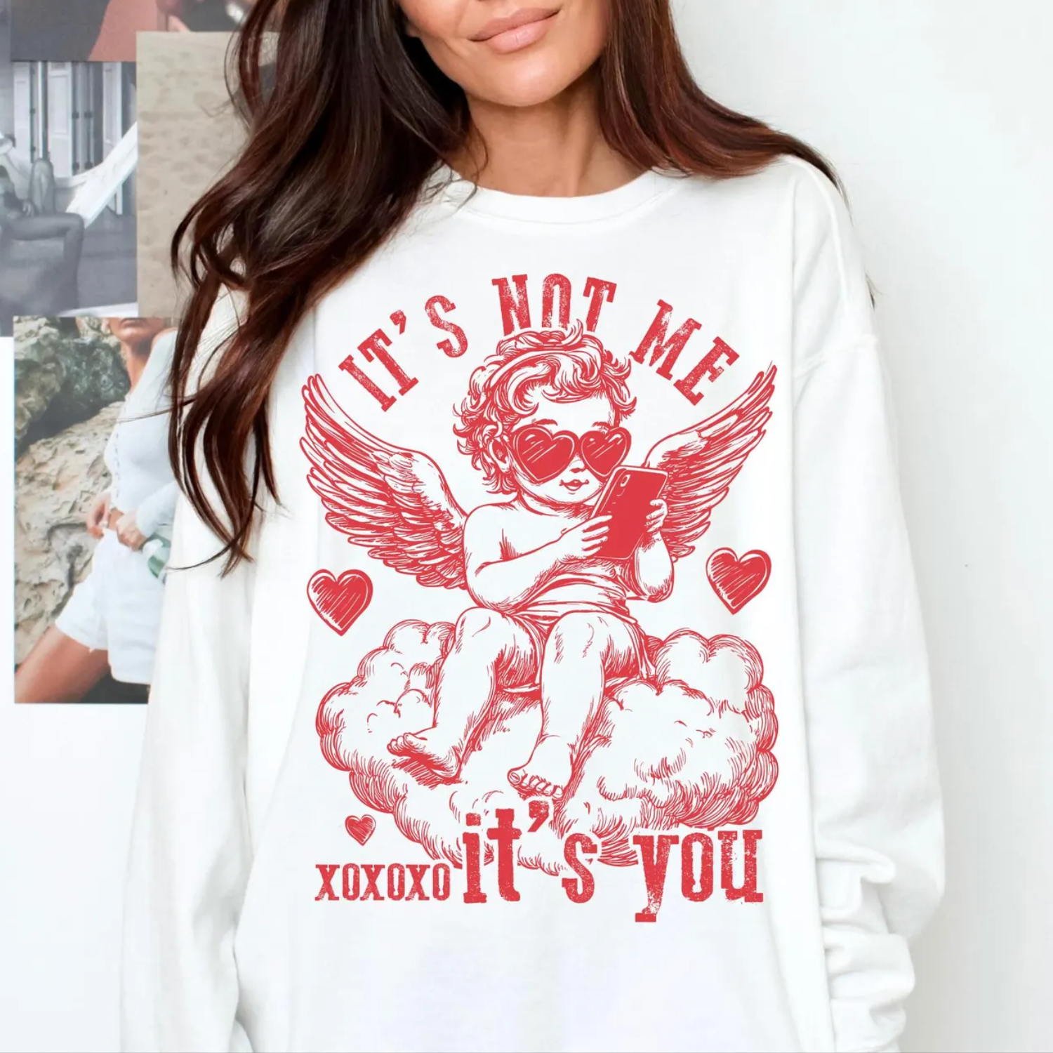 It's not me it's you Cupid Crewneck Sweatshirt