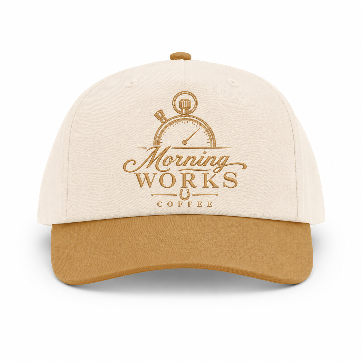 Morning Works Coffee Two-Tone Hat