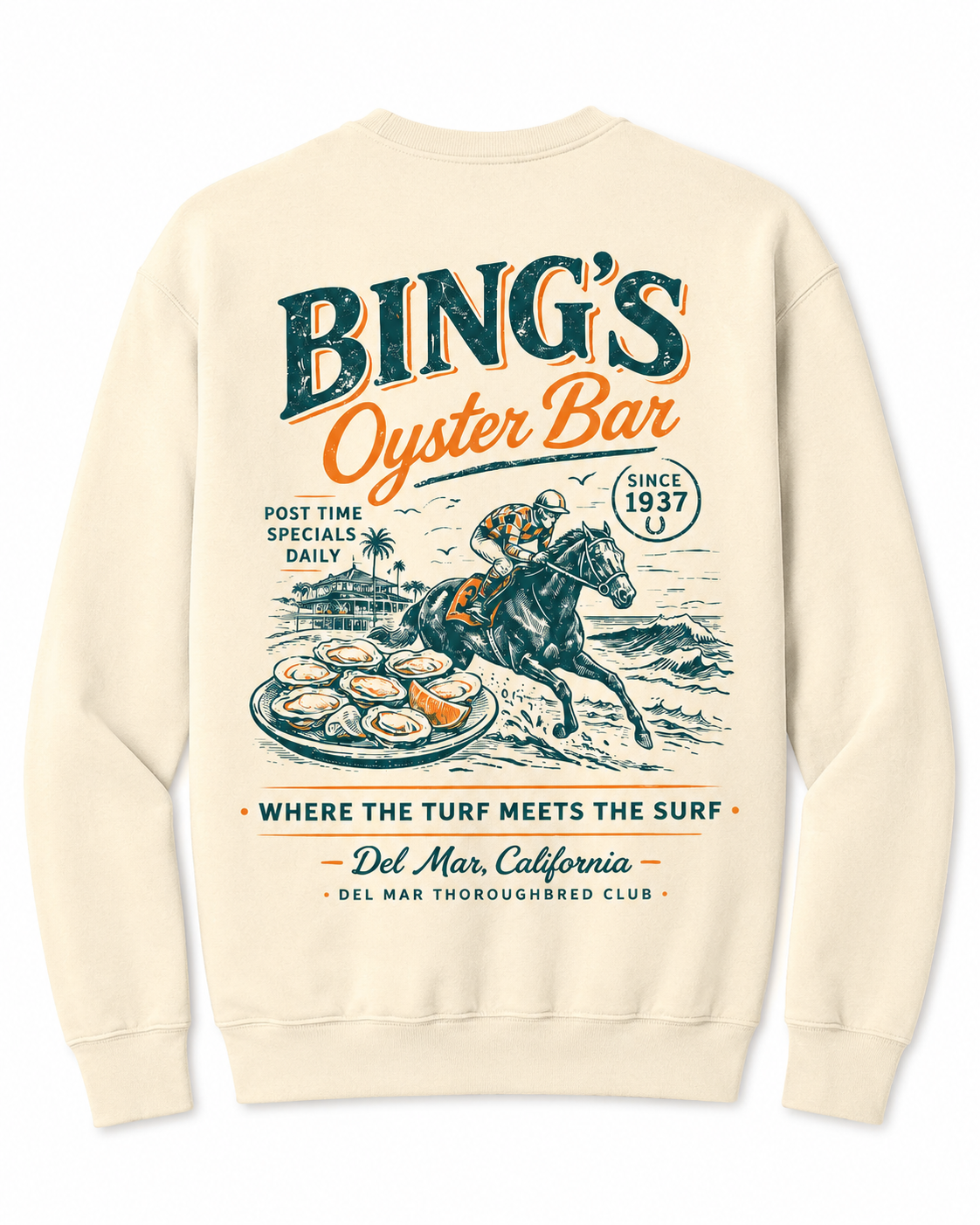 Bing's Oyster Bar Fleece Crewneck