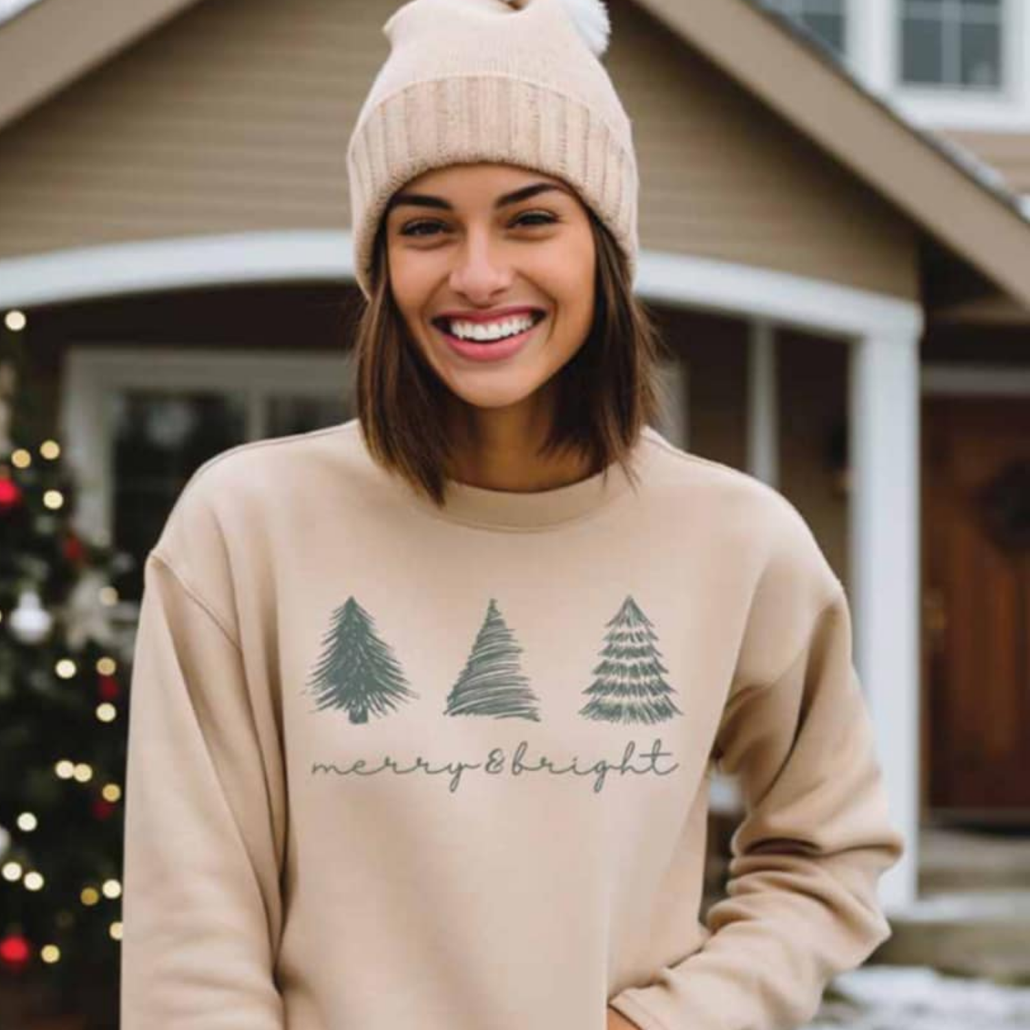 Merry & Bright Crewneck