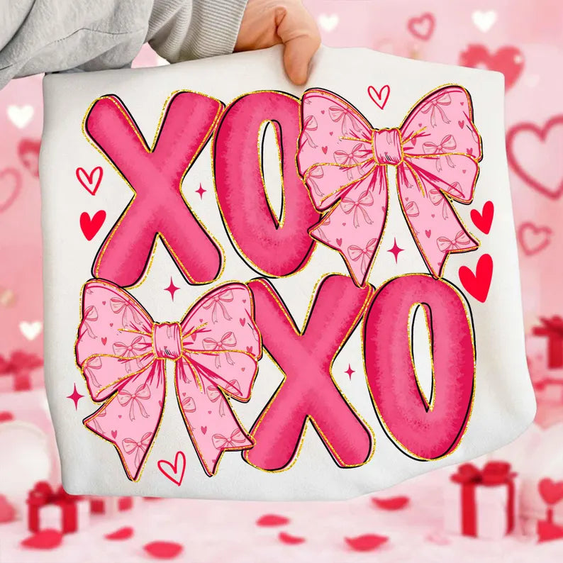 XOXO bow tee