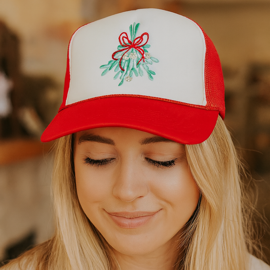 Under the Mistletoe Trucker Hat